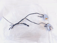 Harley Davidson Chrome Sportster Softail Dyna V-Rod Front Turn Signal Indicators - C3 Cycle