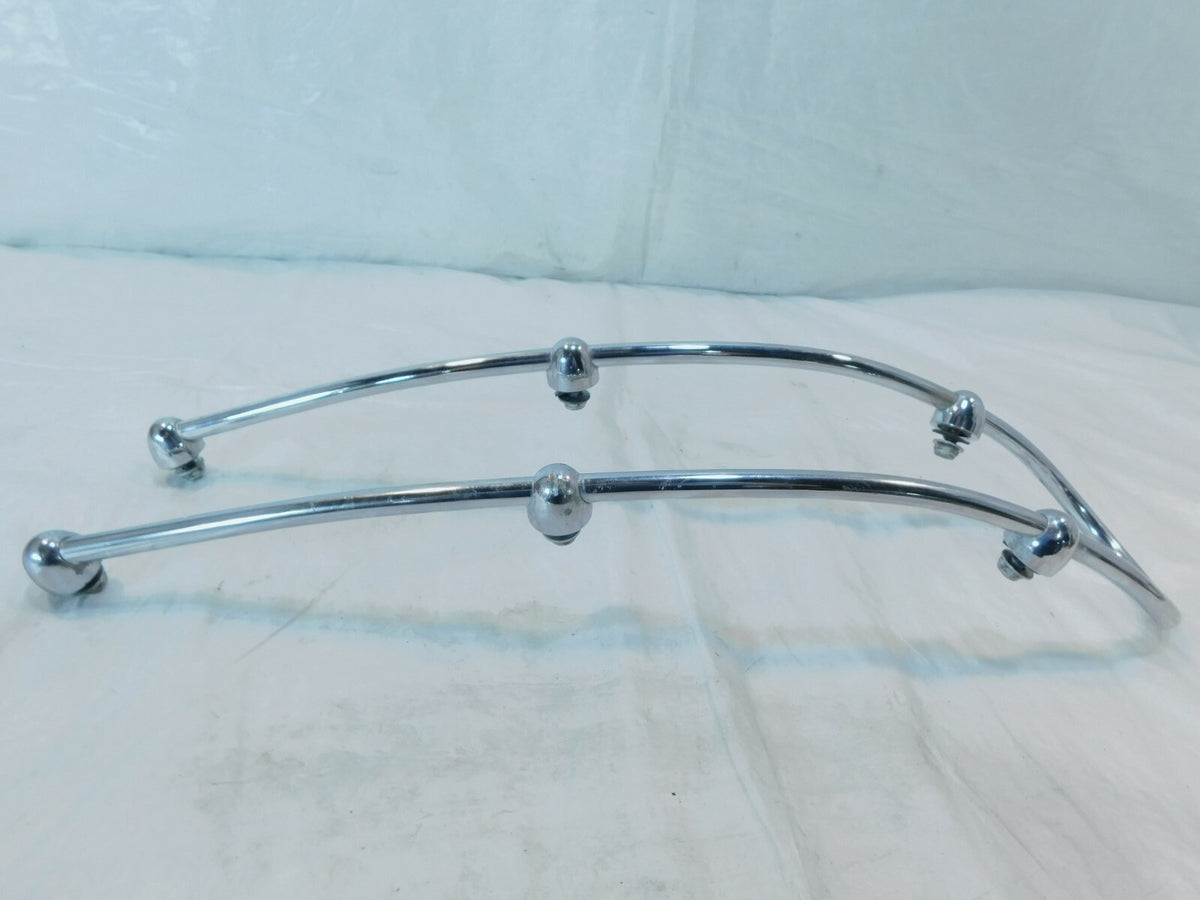 2004 04 Kawasaki Vulcan 1500 VN1500 Nomad Fi Right Saddlebag Upper Rail Guard - C3 Cycle