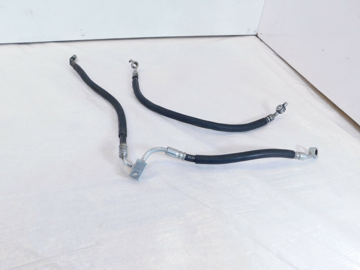 2006-2007 Kawasaki Ninja ZX14 ZX1400 Front Left & Right Brake Caliper Hose Lines - C3 Cycle