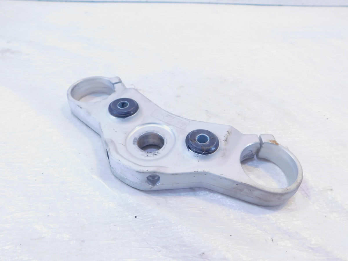 2013 2014 2015 KTM 690 Duke Silver Front Fork Bridge Upper Triple Tree Brace - C3 Cycle