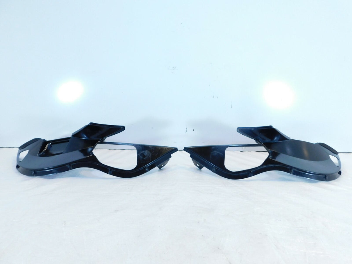 2008 08 Victory Vision Left/Right Black Hand Rail & Saddlebag Cover Fairing Trim - C3 Cycle