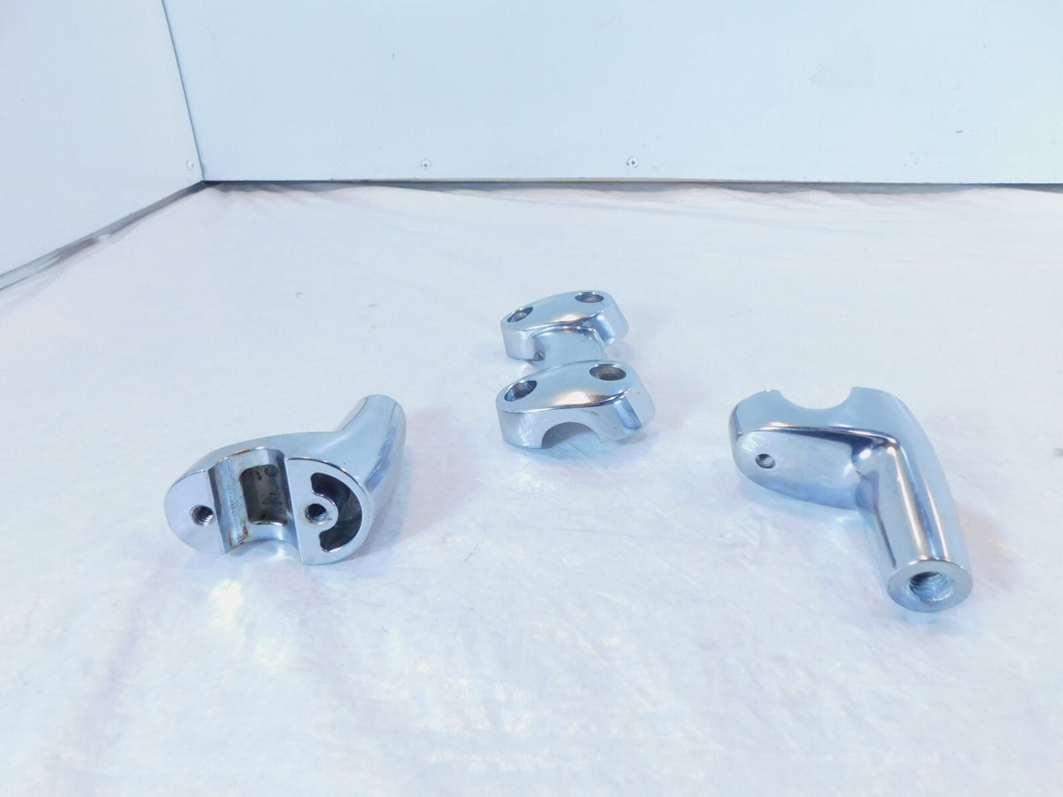 2011 Kawasaki Vulcan Custom 900 VN900 Front Handlebar Mount Clamp Bracket Risers - C3 Cycle