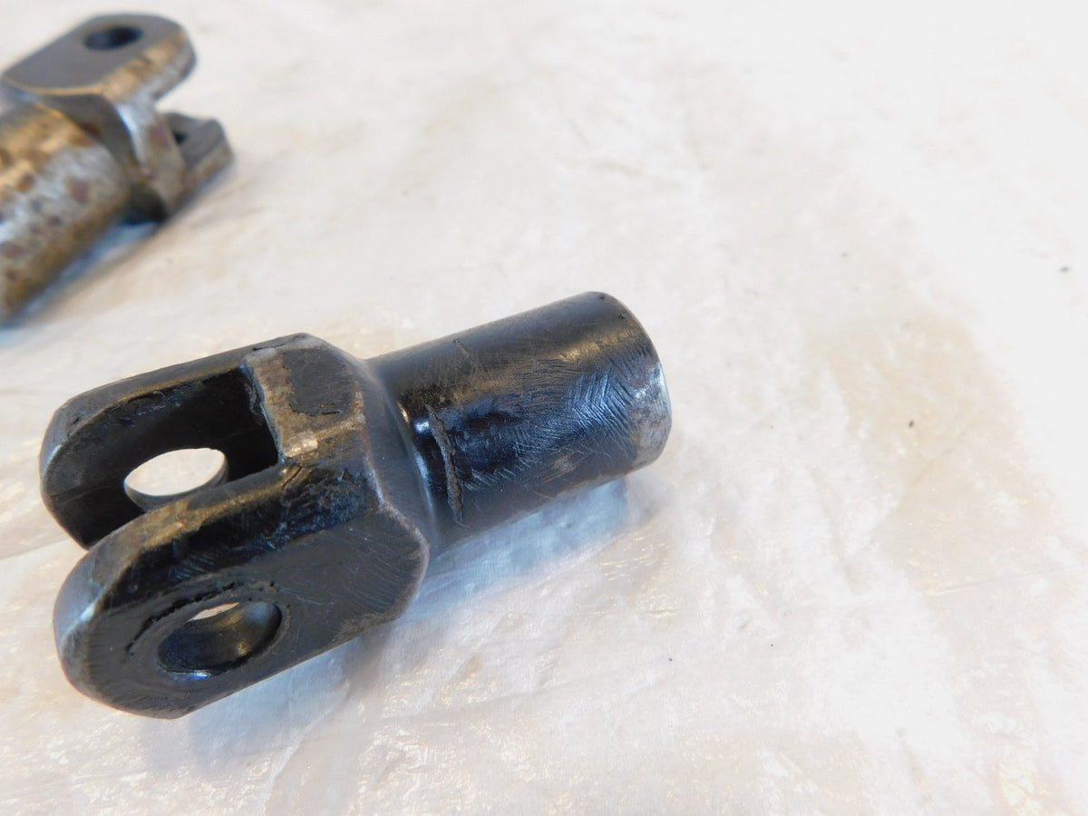 Harley Davidson Softail Deluxe Rear Passenger Footpeg Footrest Mount Brackets - C3 Cycle