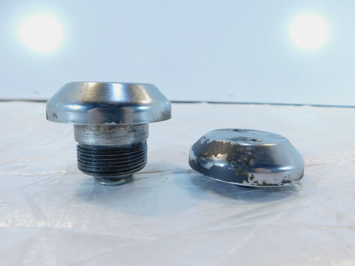 BMW Airhead R100 R60 R75 R90 /6 R100S Front Wheel Fork Tube Plug Cover Caps - C3 Cycle