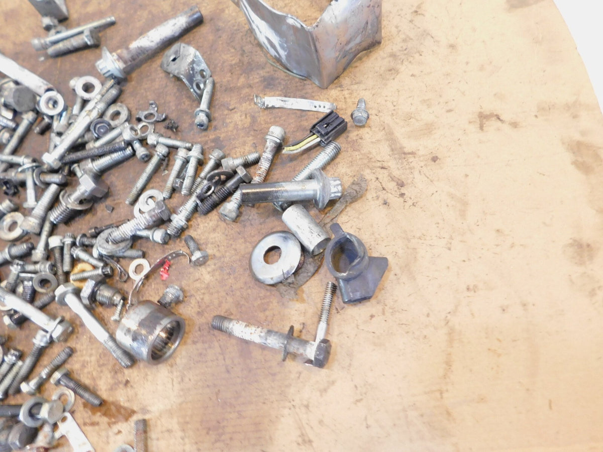 98 Harley Davidson Dyna Wide Glide FXDWG Engine Nut Bolt Brackets Parts Box Lot - C3 Cycle