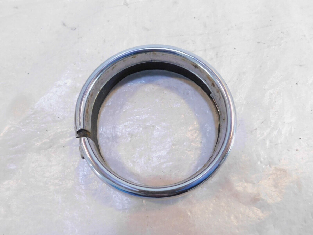 Harley Touring Electra Glide & Softail Passing Fog Light Lamp Chrome Trim Ring - C3 Cycle