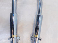 09-13 Harley Davidson Electra & Street Glide Chrome Front Fork Shocks - Bent - C3 Cycle