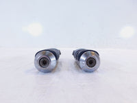 Harley Touring FXR Dyna Sportster Softail ISO Chrome & Rubber Footpegs Footrests - C3 Cycle