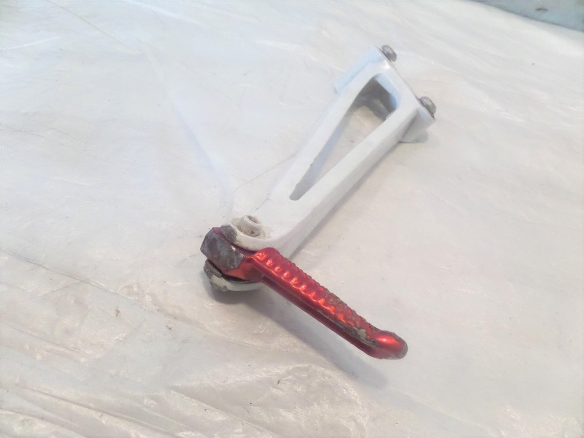 2011-2014 Yamaha YZF R1 Left Rear Passenger Footrest Foot Peg & Bracket Mount - C3 Cycle