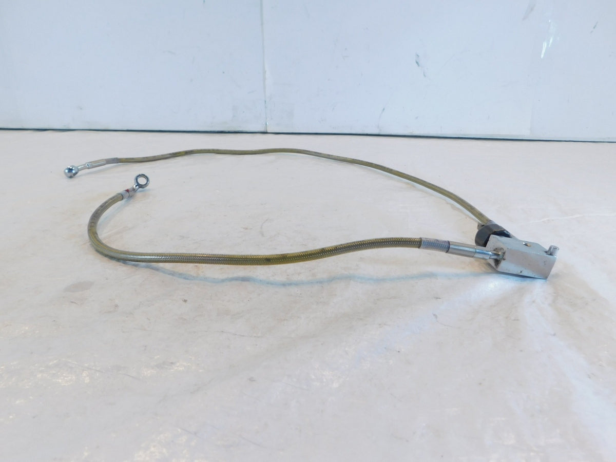 Harley Davidson Softail Fat Boy & Heritage Classic Braided Rear Brake Hose Line - C3 Cycle