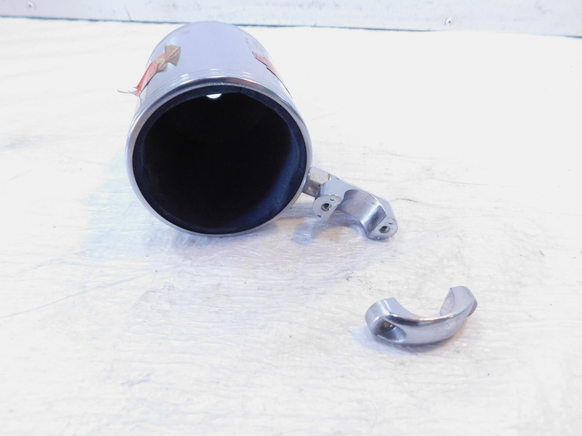 Harley Electra Glide Classic FLHTCI Chrome Handlebar Cup Holder & Mount Bracket - C3 Cycle