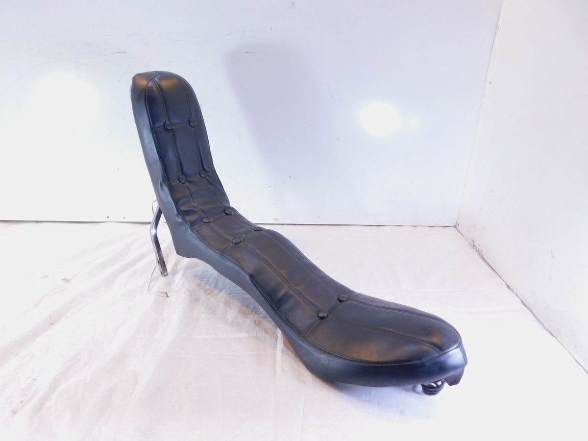 1988 88 Harley Davidson XLH883 Sportster Hugger Black Main Rider Passenger Seat - C3 Cycle