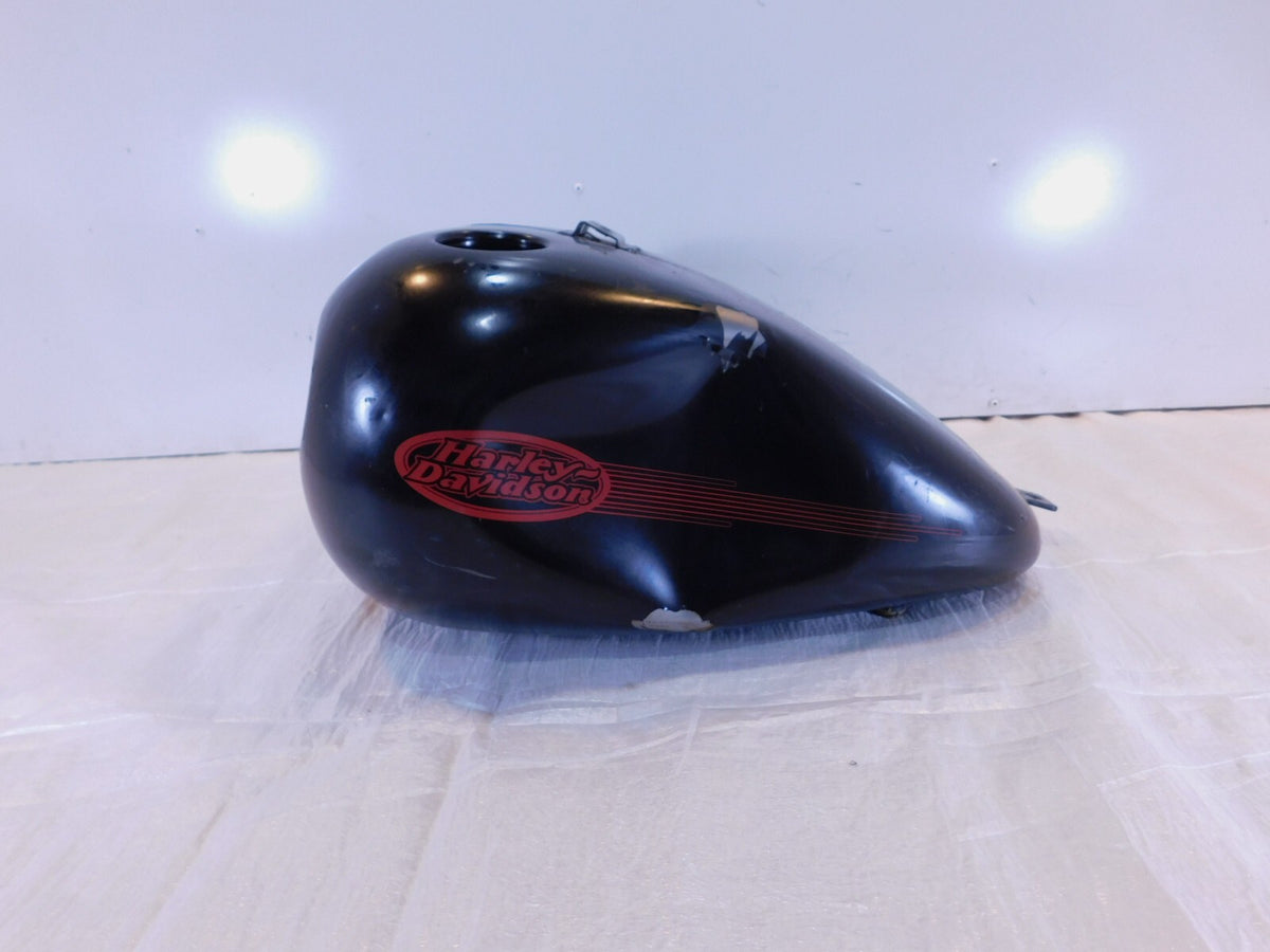 Harley Davidson Softail Heritage Classic & Fat Boy Black Fuel Gas Tank - Dented - C3 Cycle