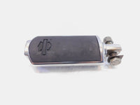 Harley Touring FXR Dyna Sportster & Softail Black & Chrome Footpeg Footrest - C3 Cycle
