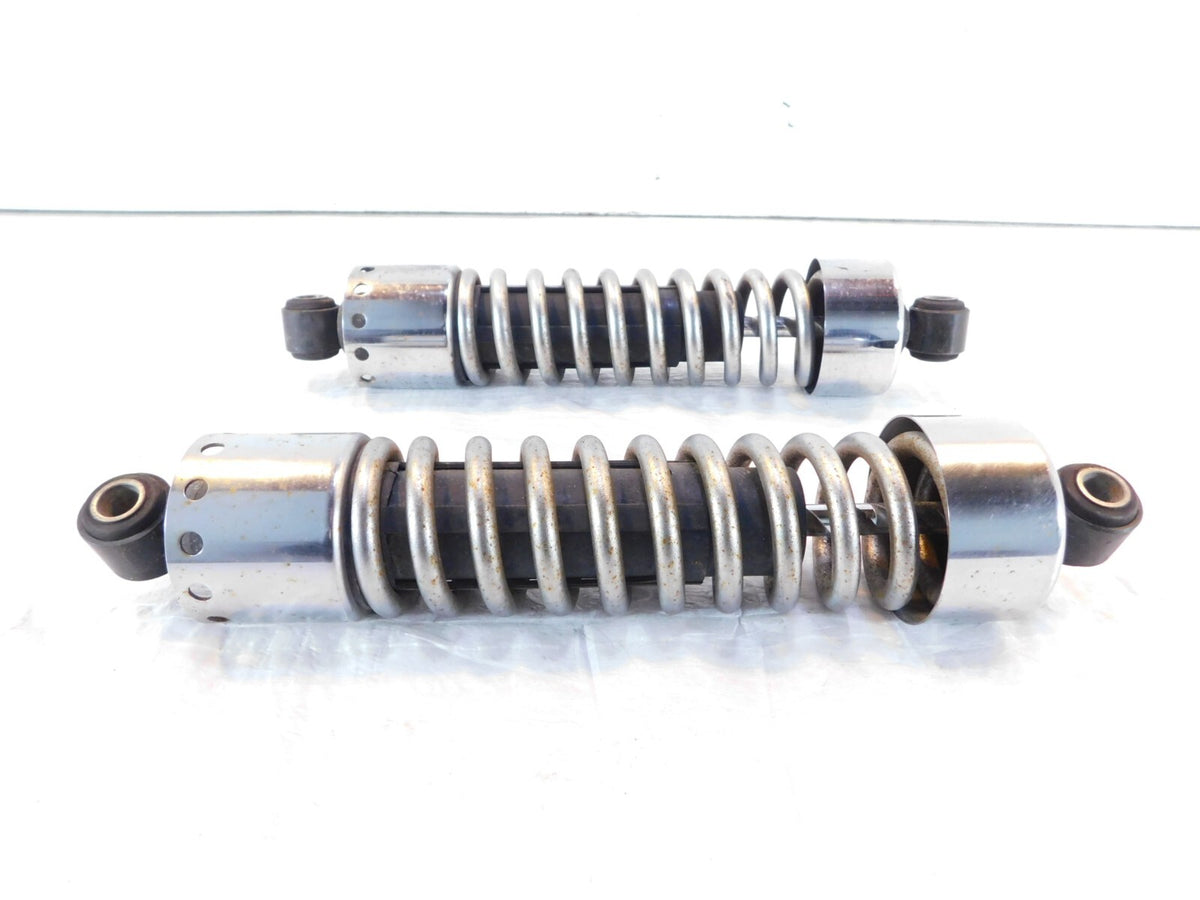 Harley Davidson Dyna Super Glide Wide Glide Chrome 12.75" Shock Absorbers - BENT
