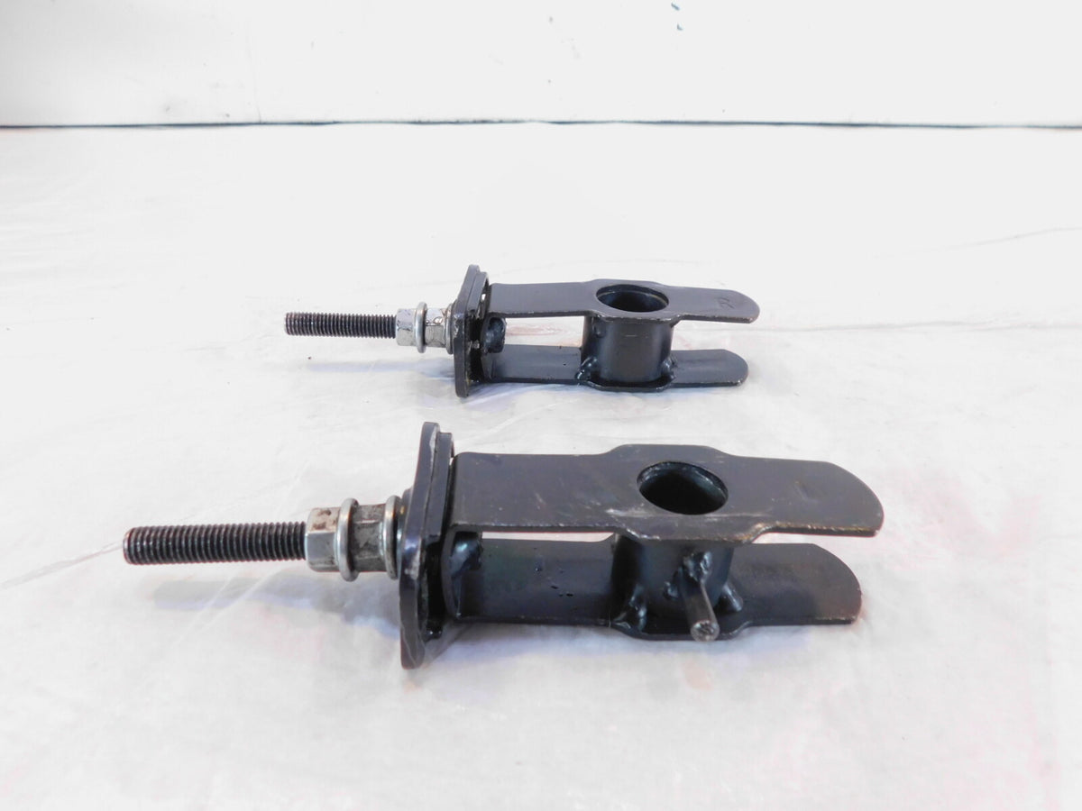 Royal Enfield Bullet 500 EFI B5 Euro 4 Rear Fork Swingarm Axle Chain Adjusters - C3 Cycle