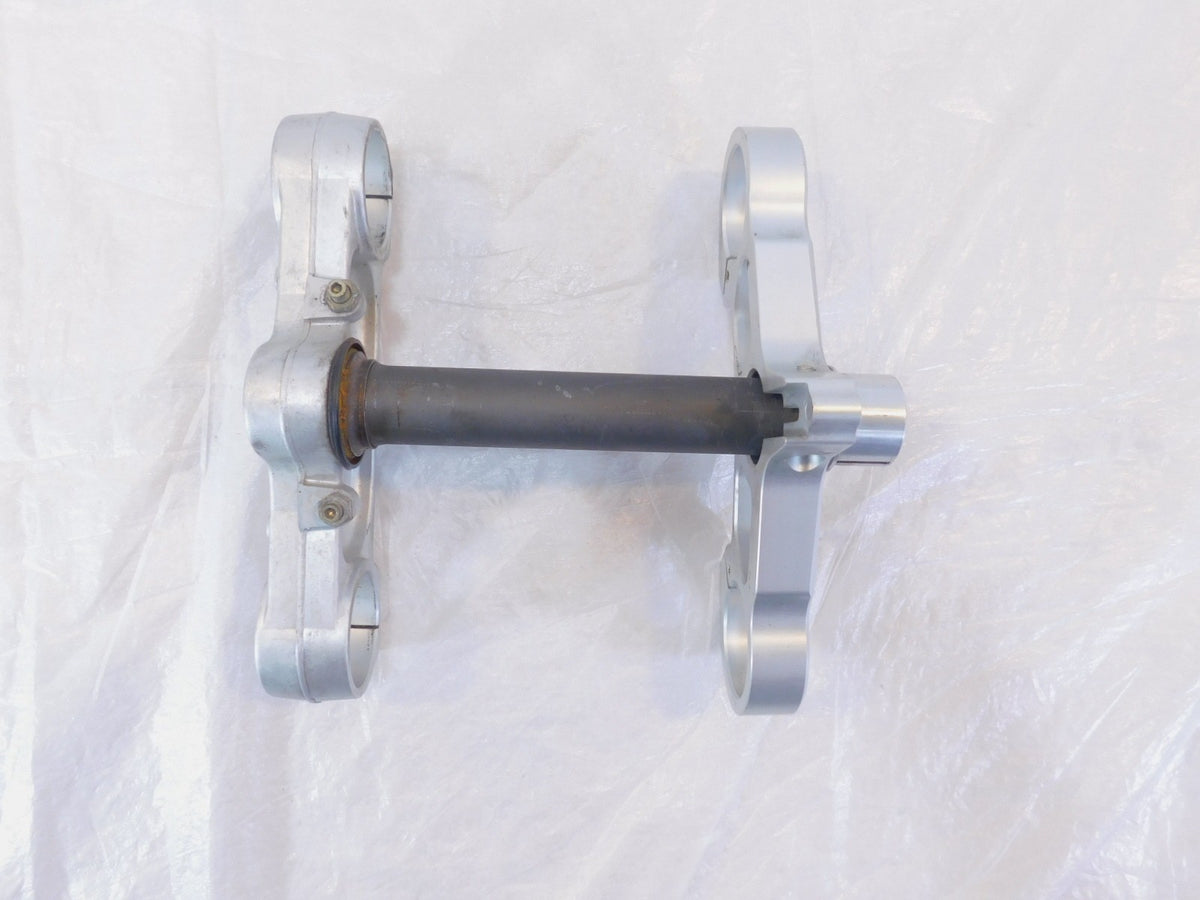 Ducati Superbike 749 Silver Front End Fork Steering Stem & Bridge Triple Tree - C3 Cycle