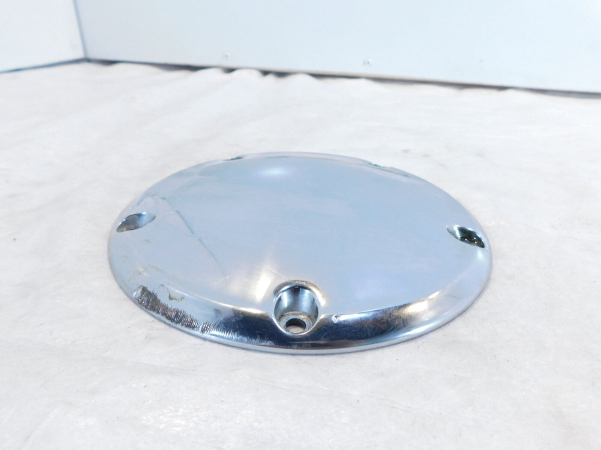 Harley Davidson Twin Cam Touring Dyna Softail Chrome Derby Clutch Cover 25415-99 - C3 Cycle
