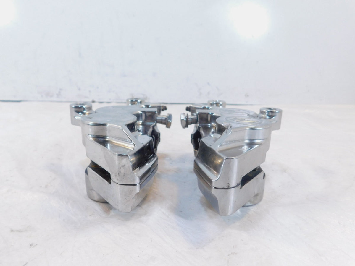 Harley Road King Electra Glide Chrome Peformance Machine Front Brake Calipers - C3 Cycle