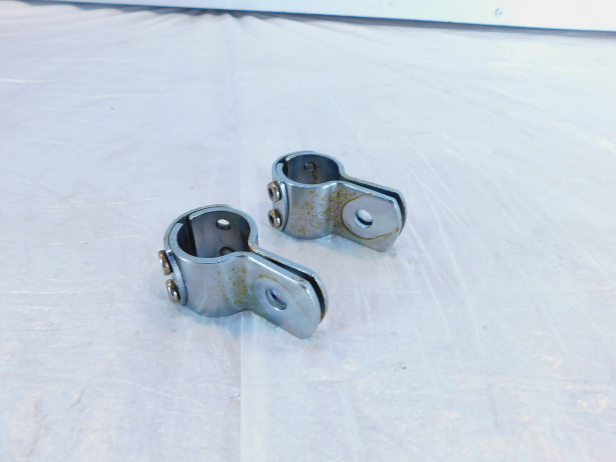 Harley Electra Glide & Road King Highway Footrest Footpeg Mount Clamp Brackets - C3 Cycle