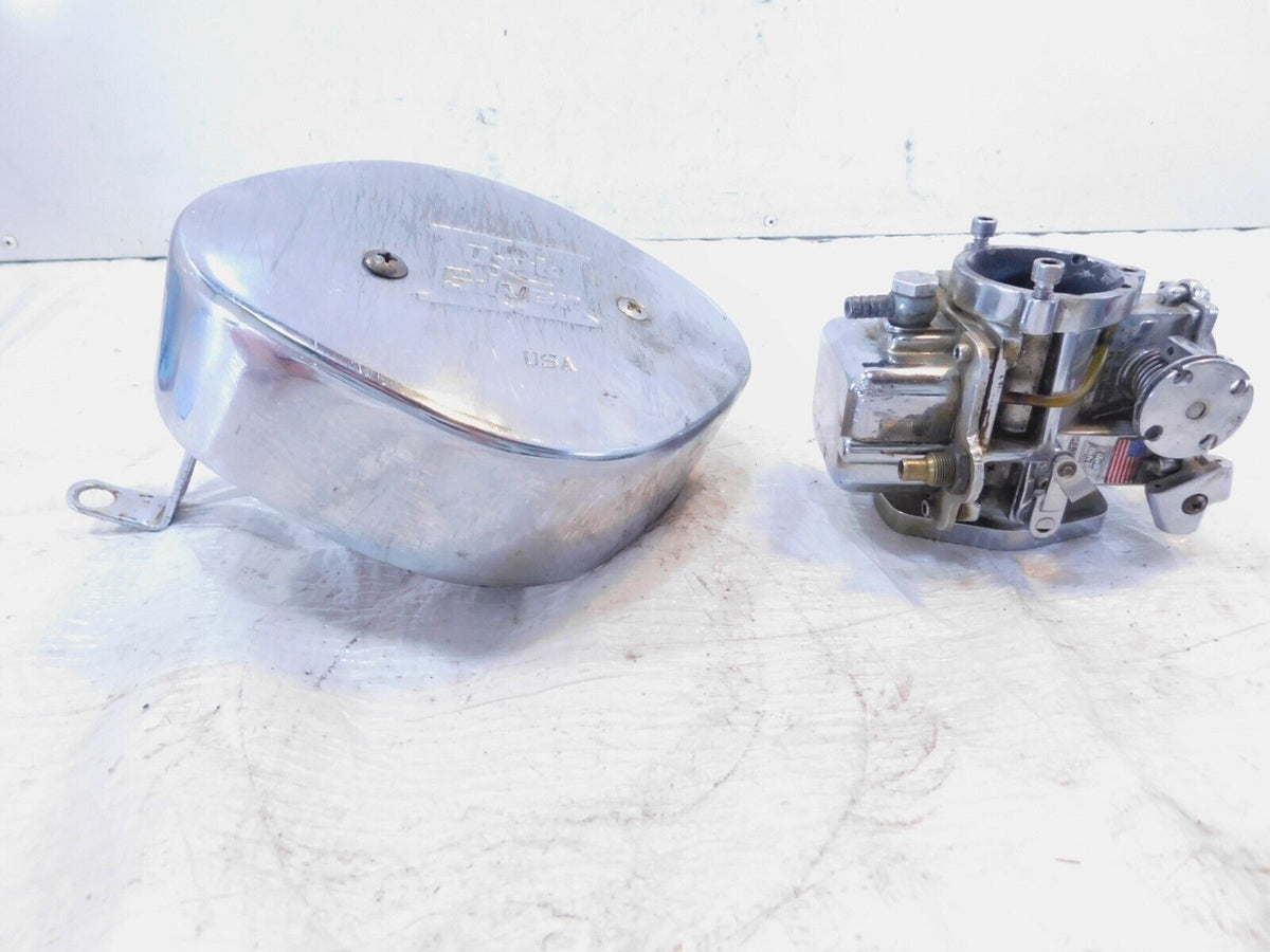 Harley Ironhead XL XLH Sportster 1000 Quicksilver Carb Carburetor & Air Cleaner - C3 Cycle