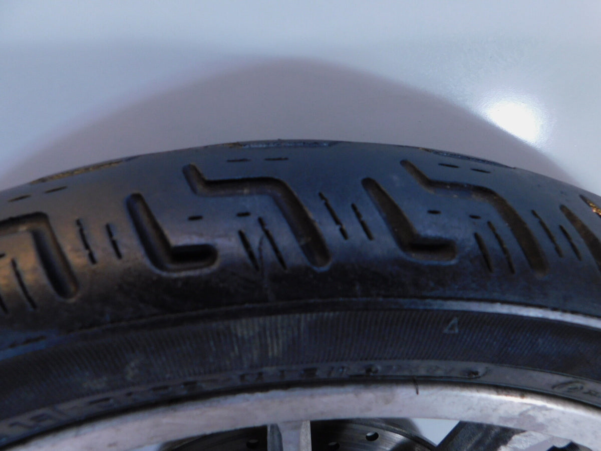 1996-1999 Harley Sportster 883 & 1200 Silver Dual Disc Front Wheel Rim & Rotors - C3 Cycle