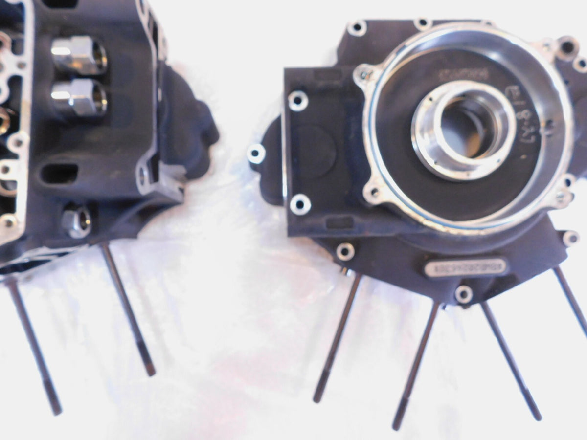 Harley Davidson Softail Heritage Classic Black Twin Cam Crankcase Crank Cases - C3 Cycle