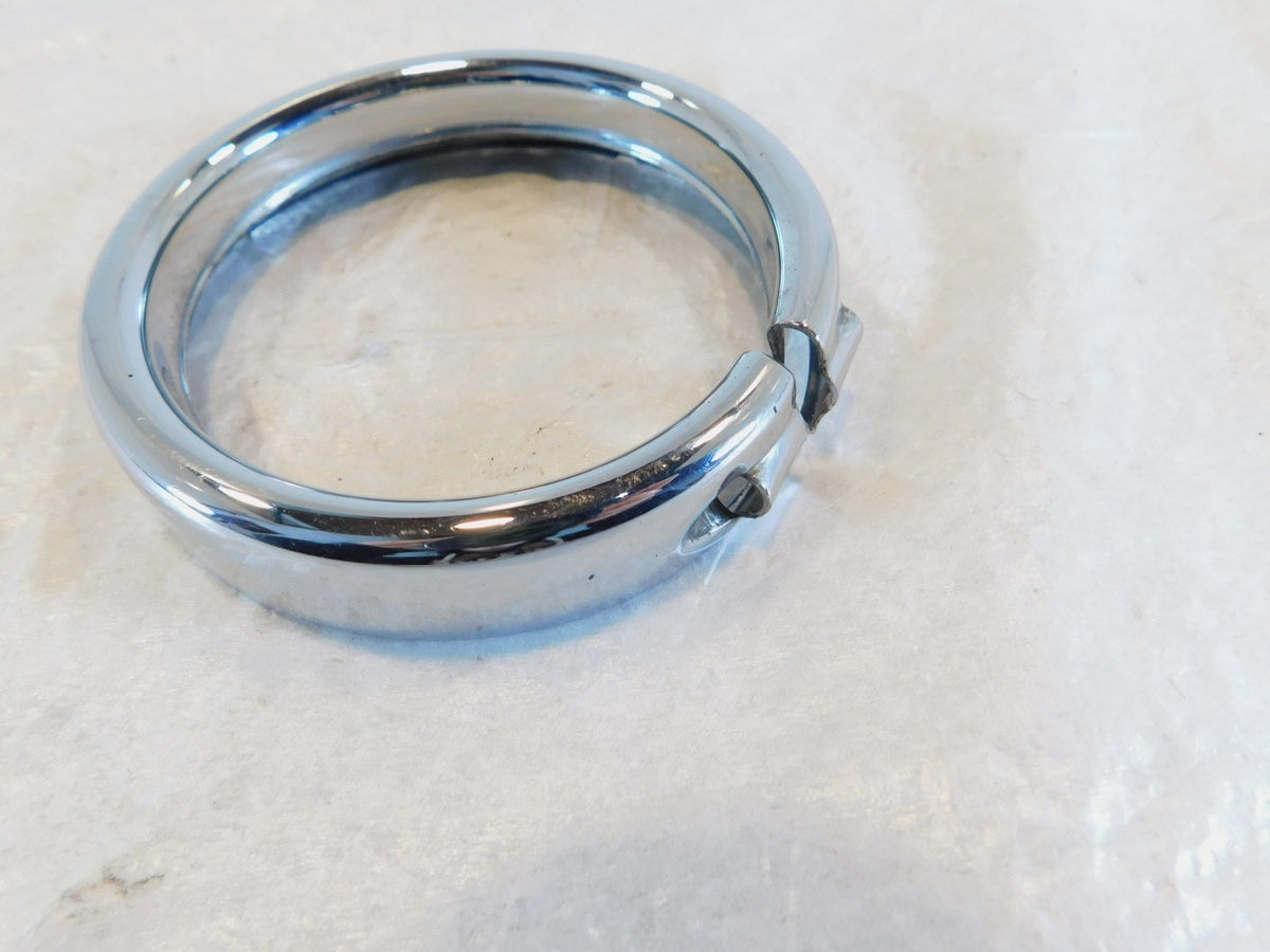 Harley Touring & Softail Front or Rear Chrome Turn Signal Indicator Trim Ring - C3 Cycle