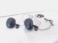 2008 08 Victory Vision Front Left/Right Handlebar Handle Bar Speakers w/ Clamps - C3 Cycle