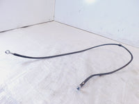 Harley Davidson Sportster 883 Hugger & 1200 Black Front Wheel Brake Line Hose - C3 Cycle