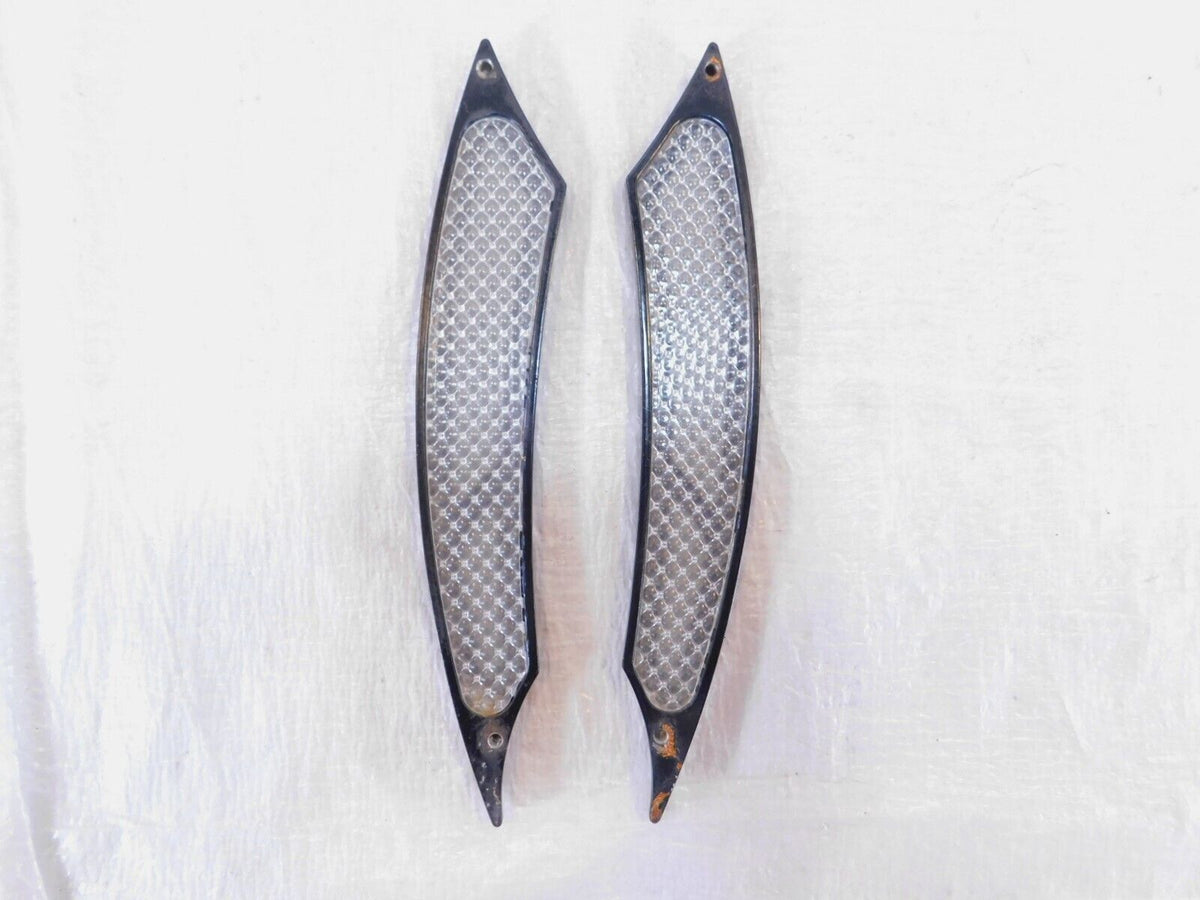 2009-2013 Harley Davidson Touring Street Glide Black Rear Fender Trim Strips - C3 Cycle