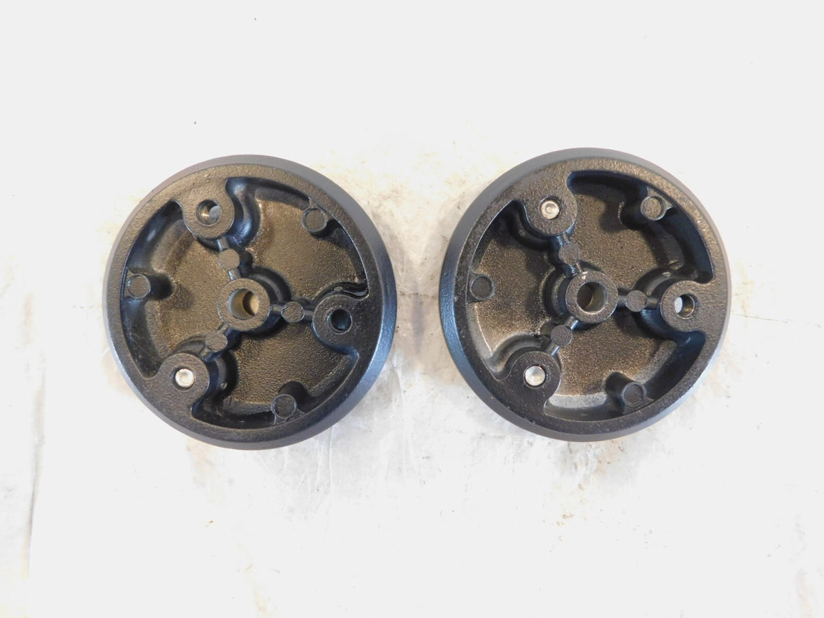 Triumph Adventurer Thunderbird Sport Pair Black Frame Plug Cover Finishers - C3 Cycle