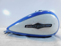 Harley Davidson Road Street & Electra Glide Blue Fuel Gas Petrol Tank - Dented - C3 Cycle