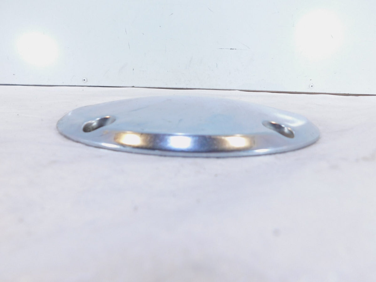 Harley Davidson Twin Cam Dyna Softail Left Engine Chrome Derby Clutch Cover - C3 Cycle