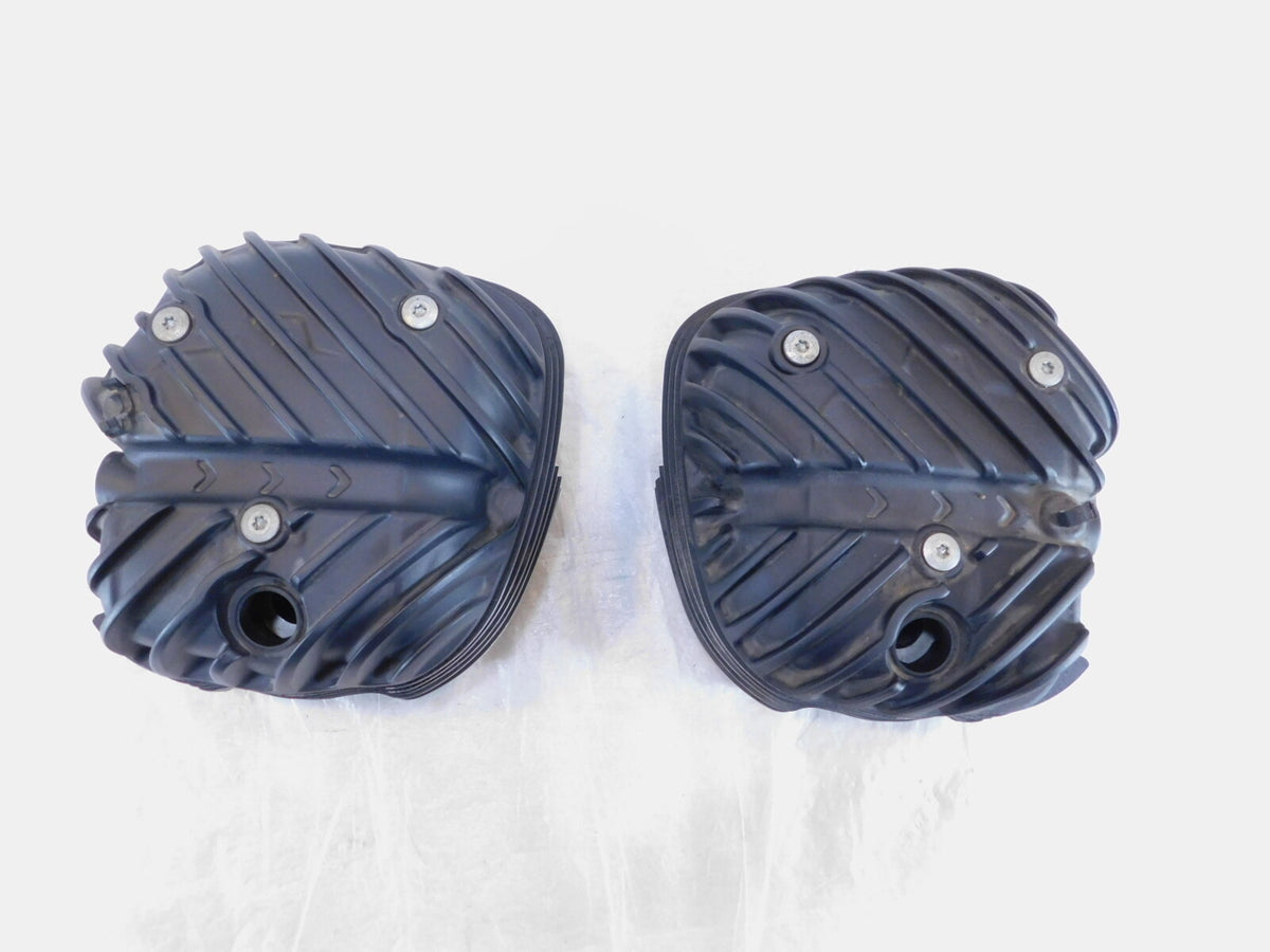 Indian Chief Chieftain Roadmaster Front/Rear Cylinder Head Valves & Black Covers - C3 Cycle