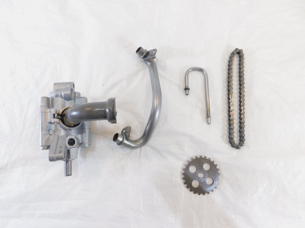 1995-2003 Honda VF750 VF750C Magna 750 Engine Motor Oil Pump Body Pipe & Chain - C3 Cycle