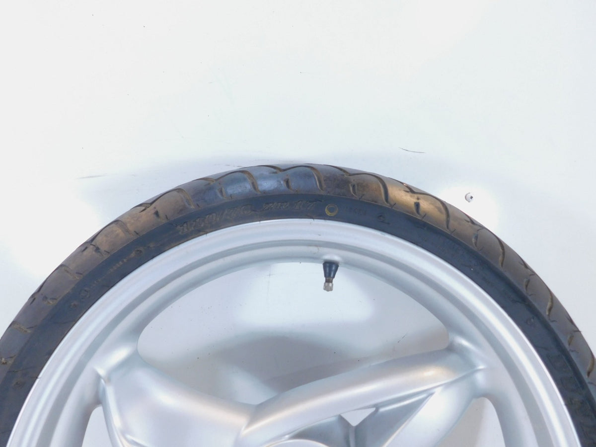 2001 2002 2003 2004 2005 BMW F650CS F650 CS Silver Front Wheel Rim & Tire - C3 Cycle
