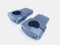 2012 Zero Motorcycle XU Black Upper/Lower Handlebar Riser Clamp Mount Brackets - C3 Cycle