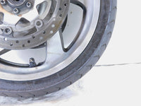 Honda GL1800 Goldwing 1800 Silver Cast 5 Front Wheel Rotors Rim & Tire - Crack - C3 Cycle