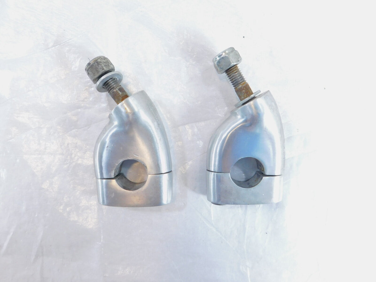 2002 MZ Skorpion Tour MZ660 660 Left/Right Handlebar Riser Mount Bracket Clamps