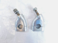 2002 MZ Skorpion Tour MZ660 660 Left/Right Handlebar Riser Mount Bracket Clamps