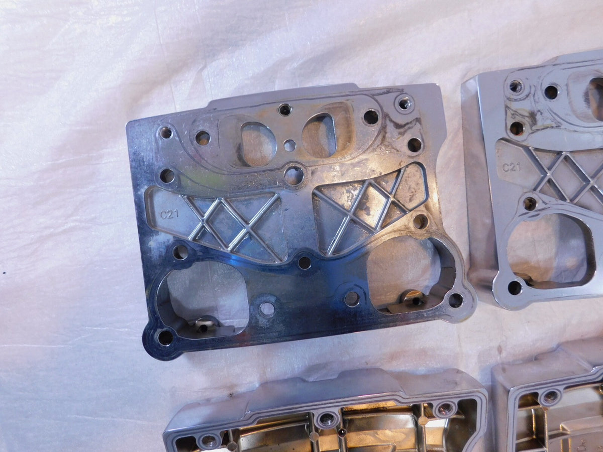 Harley Davidson Twin Cam Touring Dyna Softail Cylinder Head Rocker Box Housings - C3 Cycle
