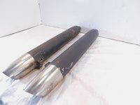 Indian Chief & Chieftain Dark Horse Left & Right Exhaust Header Pipe Mufflers - C3 Cycle