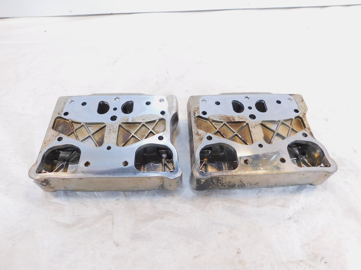 Harley Davidson Touring Dyna & Softail Chrome Cylinder Head Rocker Boxes - C3 Cycle
