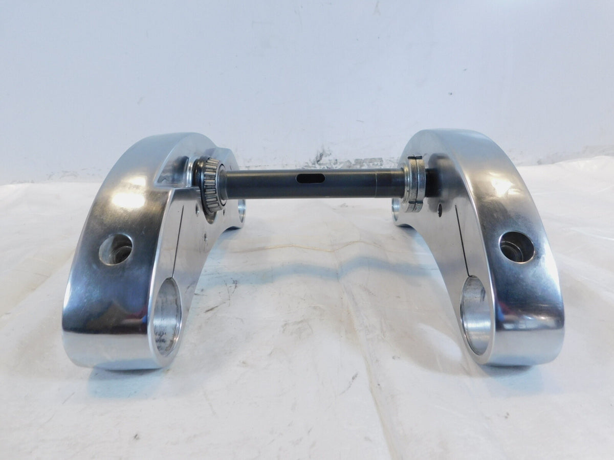 Victory V92 Deluxe & Classic Cruiser Chrome Front Fork Triple Tree Brackets - C3 Cycle