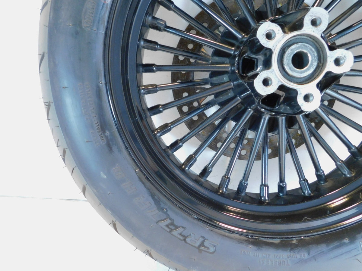 2003-2005 Harley Davidson Softail Night Train Black Laced Rear Wheel Rim - C3 Cycle