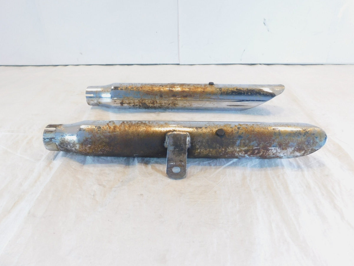 Harley Davidson Sportster 883 & 1200 Chrome Exhaust Header Pipe Mufflers