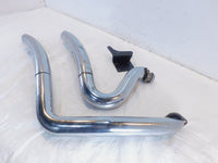 Harley Davidson Dyna Vance & Hines Chrome Engine Exhaust System Header Pipes - C3 Cycle