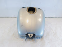 2004-2005 Harley Davidson Dyna Low Rider FXDL Silver Fuel Petrol Tank- Dents - C3 Cycle
