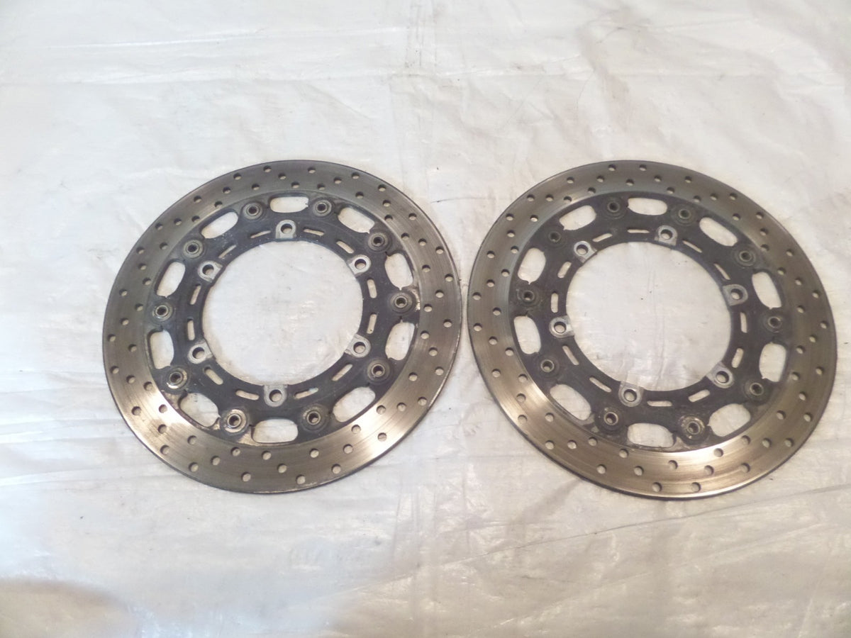 Yamaha YZFR1 YZFR6 YZF1000R YZF600R Left/Right Front Wheel Disc Brake Rotors - C3 Cycle